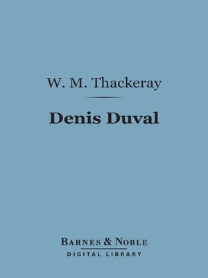 cover image of Denis Duval (Barnes & Noble Digital Library)